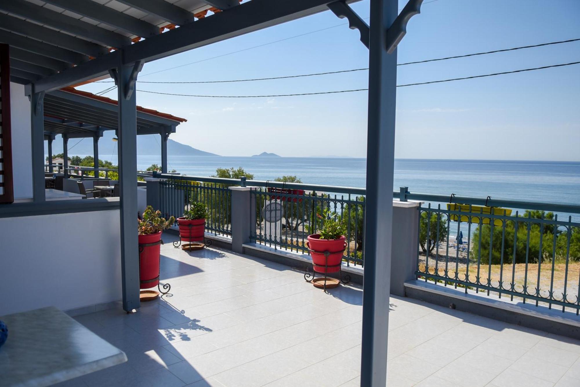 Angela Beach Apartments Votsalakia  Luaran gambar